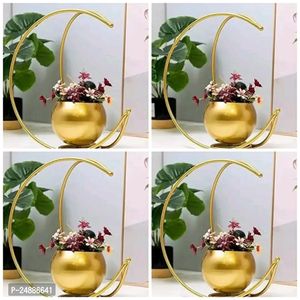 Designer Moon Shape Vase For Hone Pack Of 4