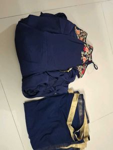 Ethnic Blue Gown for Women