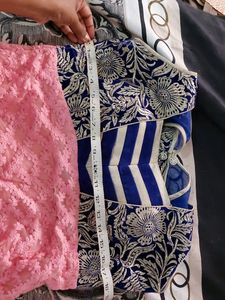 Pink &amp; Blue Embellished Dress