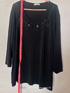 Very Beautiful Silm Sequence Black Top