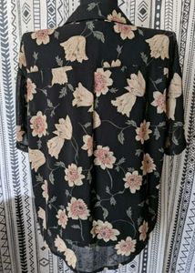 Floral Print Short Sleeve Shirt