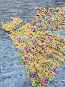 Party Wear Lehenga Saree