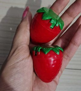 2 Tinted Strawberry Lipbalm