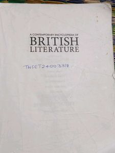 Encyclopedia of British Literature Vol I,Vol 2 and