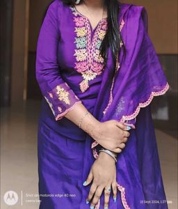 Elegant Purple Kurta Set with Dupatta
