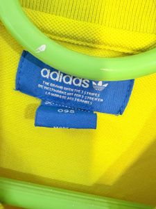 Adidas Yellow Polo T-Shirt