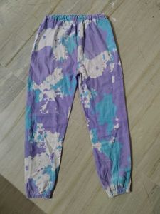 Purple &amp; Blue Tie-Dye Women's Jogger Pants