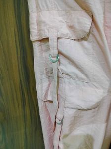 Women's Pink Cargo Pants