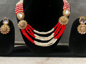 Royal Red White Beats Work Jewellery
