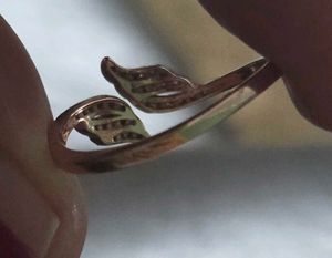 Gorgeous ombre ring 925 silver Adjustable