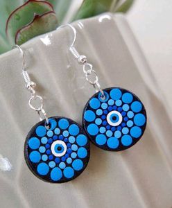 Handmade Evil Eye Earrings