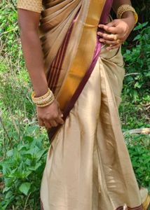 New Saree Looking Good Only One Time Used No Fall