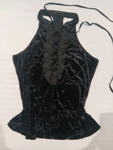 Gothic Velvet Top