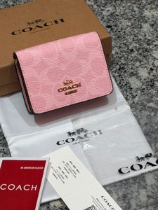 Coach Pink Signature Wallet