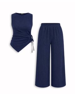 Littlebox Navy Blue Co-ord Set