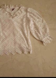 Chic Lace Puff Sleeve Top