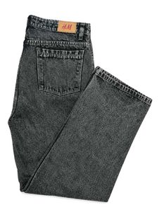 Vintage Wash Wide Leg Jeans