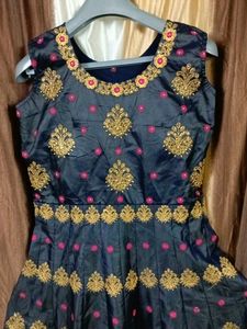Elegant Embroidered Anarkali Dress