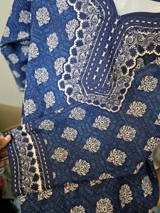 Blue Printed Kurta