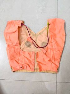 Designer Peach Lehenga Choli Set