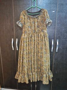 Chic Floral Print Midi Dress