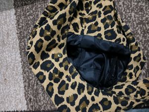 Leopard Print Hobo Bag