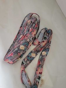 Floral print embellish lace