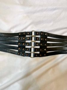 Corset Black Studded Belt