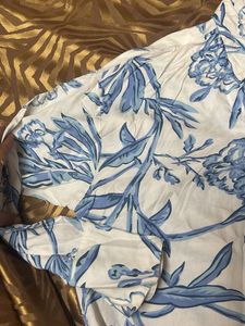 DNMX Floral Print Button-Down Shirt