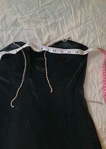 rhinestone Elegant Black Mini Dress