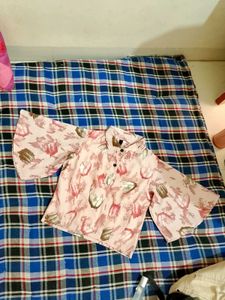 Stylish Pink Abstract Print top
