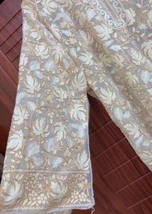 semi stitched Kashmiri Embroidered