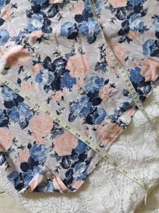 Floral Print Short Sleeve Top