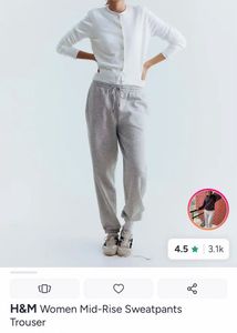 H&amp;m Comfortable Grey Joggers Sweatpants