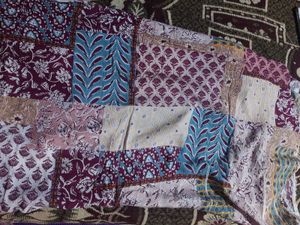 Boho Patchwork dress material for lady's