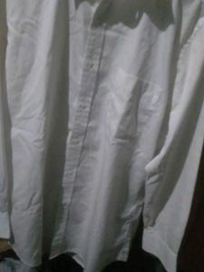 Men's White Button-Up Shirt