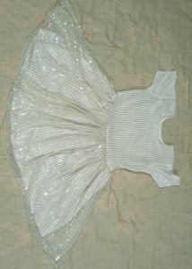 Sequins work elegant frock