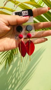 wooden earrings