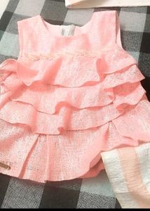 Girls' Striped Skirt Set
