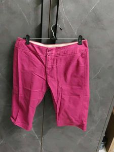 Bright Pink Capri Pants