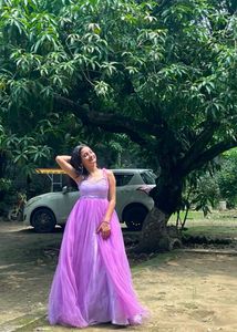 Stunning Purple Ombre Gown