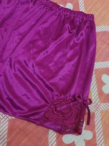 Lacy Purple Nightdress