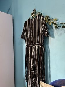 Striped Wrap Dress