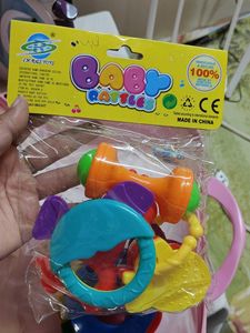 Baby Rattles Toy Set - Colorful Fun!