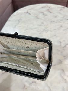Sparkling Silver Evening Clutch