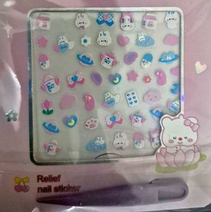 Cute Nail Art Stickers - Fashionable Designs