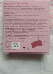 Popxo Honeypie Velentine Lip Kit
