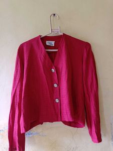 Vintage Red Blazer