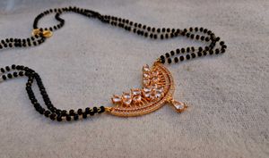Ad Diamond 💎 Rose Gold Polish Mangalsutra