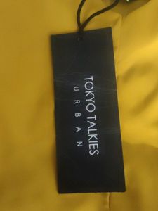 XL Mustard Yellow Crop Top